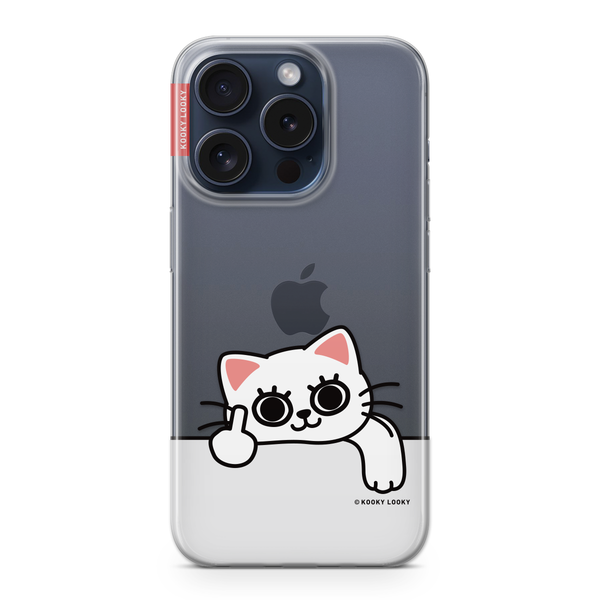 Leave me alone, minion - White cat