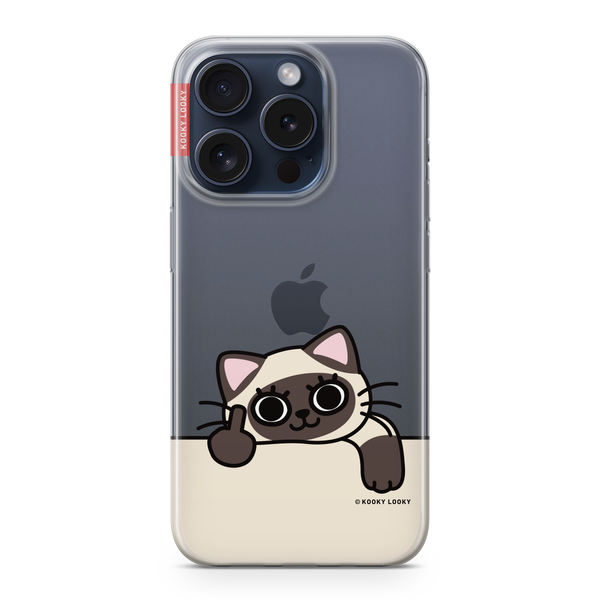 Leave me alone, minion - Siamese cat